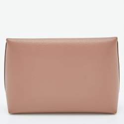 Pre Owned Mulberry Old Rose Leather Darley Cosmetic Pouch