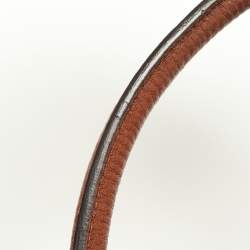 Pre Owned Mulberry Tan Grained Leather Small Zipped Bayswater Tote