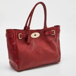 Mulberry Red Leather Bayswater Tote