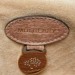 Pre Owned Mulberry Beige Leather Teddy Alexa Satchel