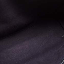 Pre Owned Mulberry Navy Blue/Denim and Leather Delphie Duo Flap Shoulder Bag