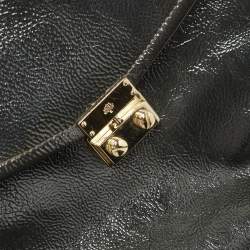 Mulberry Dark Grey Patent and Leather Neely Tote