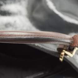 Mulberry Dark Grey Patent and Leather Neely Tote
