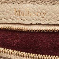 Pre Owned Mulberry Beige Grained Leather Bayswater Satchel