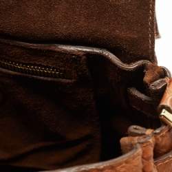 Mulberry Brown Python Embossed Leather Small Bayswater Satchel