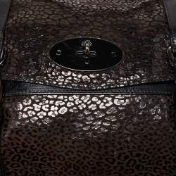 Pre Owned Mulberry Brown/Black Textured Suede and Leather Oversized Alexa Bag