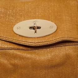 Mulberry Tan Glossy Leather Alexa Bag