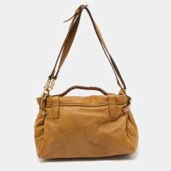 Mulberry Tan Glossy Leather Alexa Bag