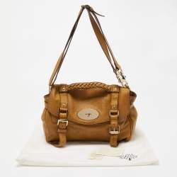 Mulberry Tan Glossy Leather Alexa Bag