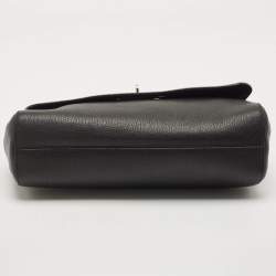 Mulberry Black Leather Medium Lily Shoulder Bag