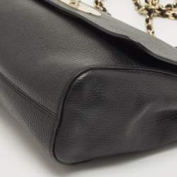 Mulberry Black Leather Medium Lily Shoulder Bag