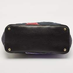 Mulberry Black/Multicolor Quilted Fabric Julie Verhoeven Tote