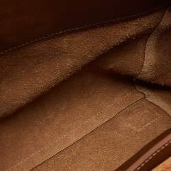 Pre Owned Mulberry Brown Leather Cara Delevingne Backpack