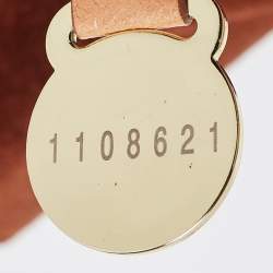 Pre Owned Mulberry Brown Ostrich Lily Shoulder Bag