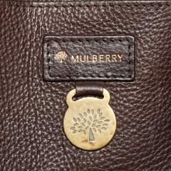 Mulberry Purple Python Bayswater Satchel
