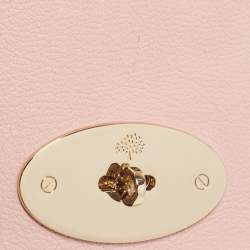 Mulberry Pink Leather Small Lily Shoulder Bag