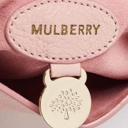 Mulberry Pink Leather Small Lily Shoulder Bag