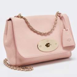 Mulberry Pink Leather Small Lily Shoulder Bag