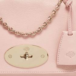 Mulberry Pink Leather Small Lily Shoulder Bag
