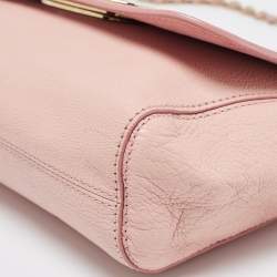 Mulberry Pink Leather Small Lily Shoulder Bag