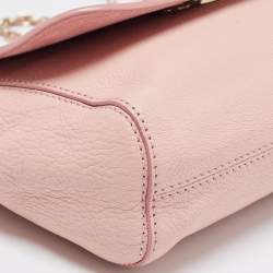 Mulberry Pink Leather Small Lily Shoulder Bag