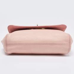 Mulberry Pink Leather Small Lily Shoulder Bag