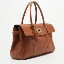 Pre Owned Mulberry Brown Leather Bayswater Satchel
