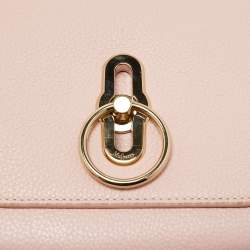 Pre Owned Mulberry Pink Leather Amberley Shoulder Bag