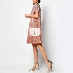 Pre Owned Mulberry Pink Leather Amberley Shoulder Bag