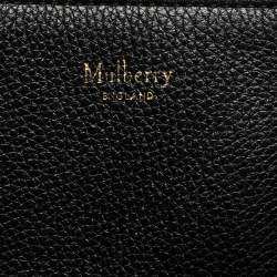 Mulberry Black Grained Leather Maple Tote