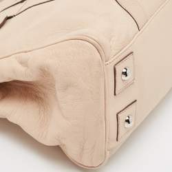 Mulberry Beige Leather Bayswater Satchel