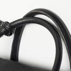 Mulberry Black Grain Leather Small Bayswater Satchel