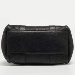 Mulberry Black Grain Leather Small Bayswater Satchel
