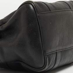 Mulberry Black Grain Leather Small Bayswater Satchel