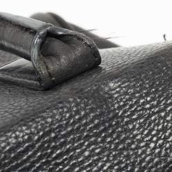Mulberry Black Grain Leather Small Bayswater Satchel