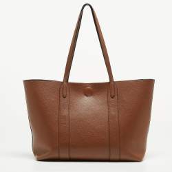 Pre Owned Mulberry Brown Leather Bayswater Shopper Tote