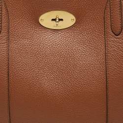 Pre Owned Mulberry Brown Leather Bayswater Shopper Tote