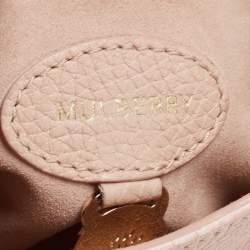 Pre Owned Mulberry Light Pink Leather Small Lily Shoulder Bag