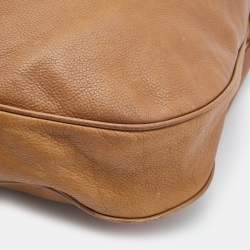 Mulberry Brown Pebbled Leather Mitzy Hobo