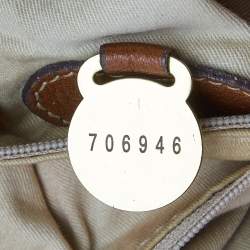 Mulberry Brown Pebbled Leather Mitzy Hobo