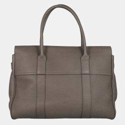 Mulberry Bayswater -  Women's Leather Handbag - Grey - One Size