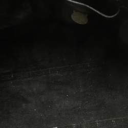 Pre Owned Mulberry Black Croc Embossed Leather Bayswater Satchel