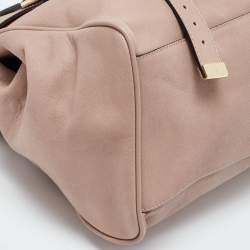 Mulberry Pink Leather Oversized Alexa Satchel