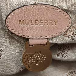 Mulberry Pink Leather Oversized Alexa Satchel
