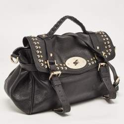 Pre Owned Mulberry Black Leather Alexa Satchel