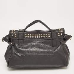Pre Owned Mulberry Black Leather Alexa Satchel