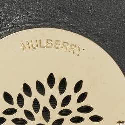 Mulberry Grey Leather Daria Fold-over Clutch 