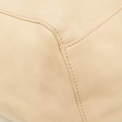 Pre Owned Mulberry Beige Leather Medium Dorset Tote