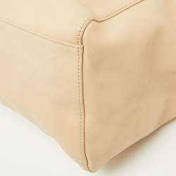 Pre Owned Mulberry Beige Leather Medium Dorset Tote