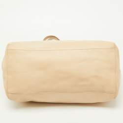 Pre Owned Mulberry Beige Leather Medium Dorset Tote